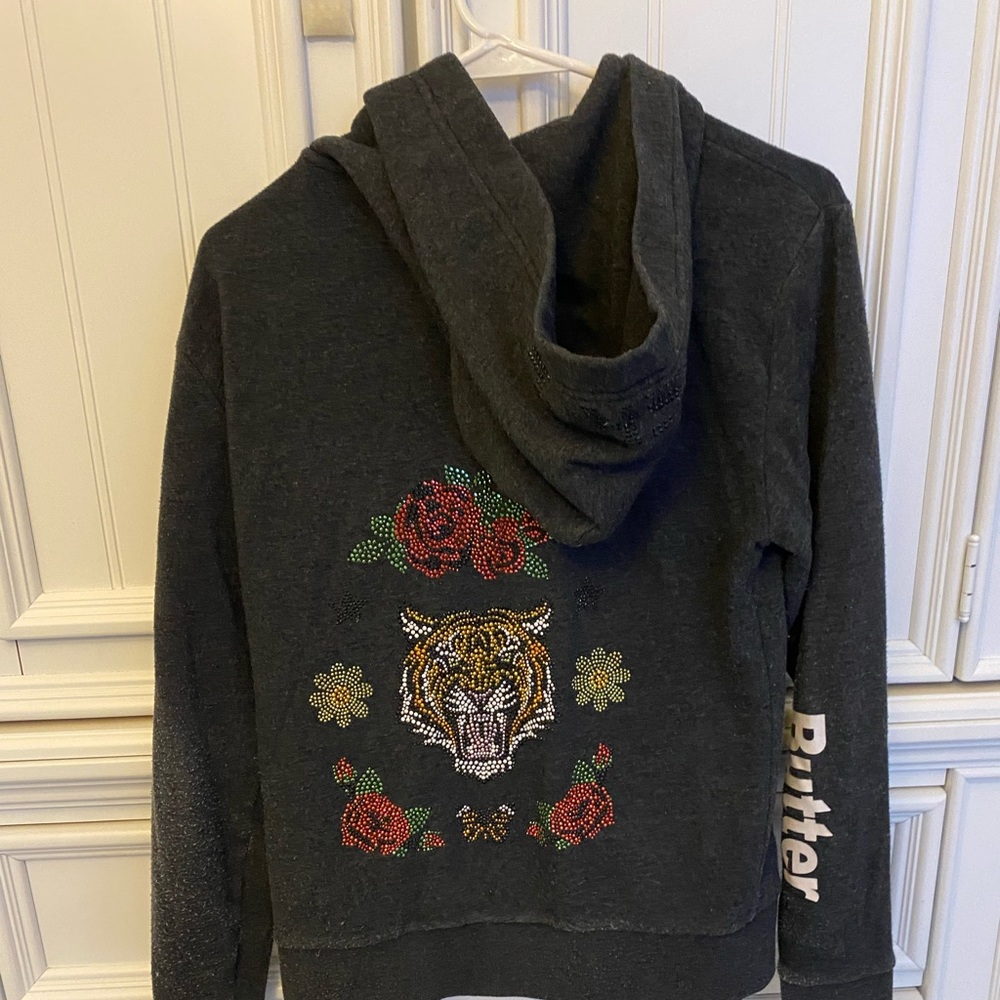 Womens blinged sweatshirt